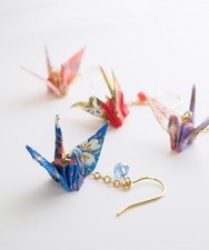 Pierced earrings origami - pierced, earrings-