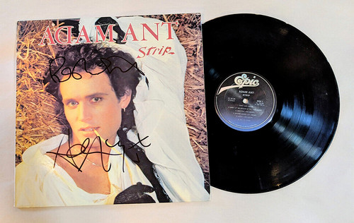 Adam ant signed - adam, lp