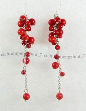Natural Red Coral 4/6mm Round