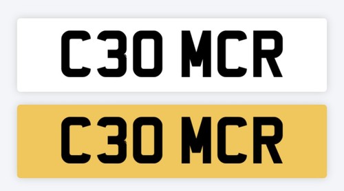 Ceo mcr private number plate - ceo,