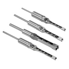 4pc Square Hole Drill Bit 1/2"