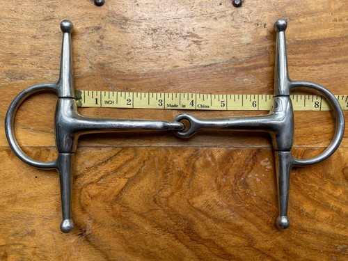 Jointed full cheek snaffle - jointed,