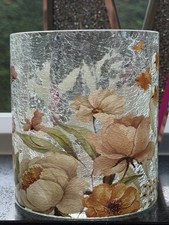 Floral Design Hurricane Vase