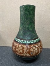DOULTON SLATER PATENT VASE/LAMP BASE BESSIE NEWBERY 17” TALL A/F
