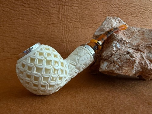 Meerschaum pipe handmade - handmade, apple