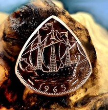 Authentic UK Half Penny Coin