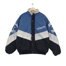 Vintage Starter Dallas Cowboys Jacket Mens Size XL Blue Oversized 90s