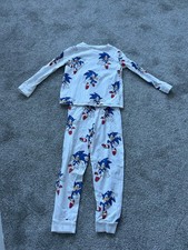M&S Boys Pyjamas Age 6-7 Sonic