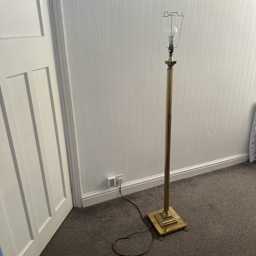 Brass corinthian column - brass,