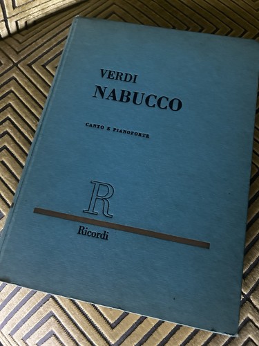 Nabucco verdi vocal score - verdi,