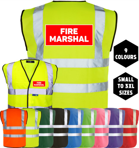 Fire marshal printed vis - fire,