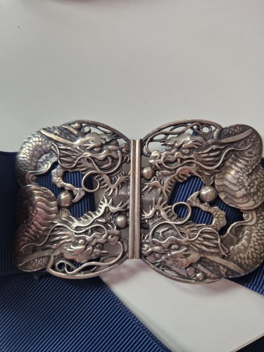 Oriental silver nurses buckle - oriental,