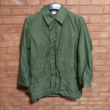Swedish Army Jacket Green With Thermal Liner M59 Field Coat Vintage 80s M-L