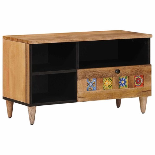 Solid mango wood cabinet - solid,