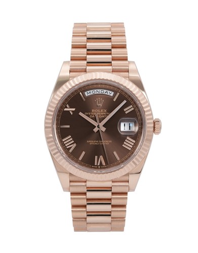 Rolex day date - 40, chocolate