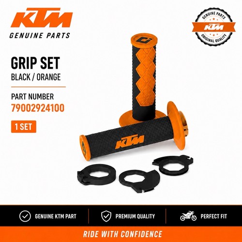 Genuine ktm black grip set - genuine,