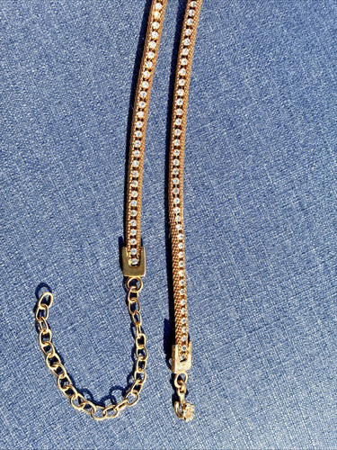Gold tone metal - tone,