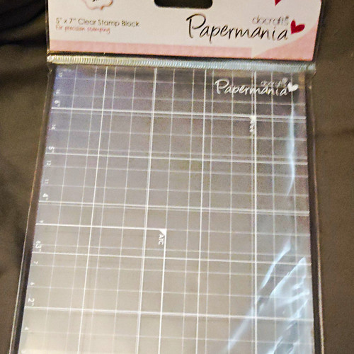 Papermania clear stamp block - papermania,