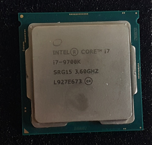 Intel core 9700k - core, i7-9700k