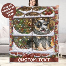 Blue Heeler Quilt Dog Bedding