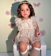 Baby Girl 1st Birthday Dress Baby Beige Tulle Dress Girls Cake Smash Outfit
