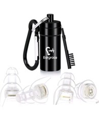 High Fidelity Concert Ear Plugs Eargrace 2 Pairs Hearing Protection Noise 2 S+M
