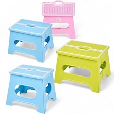 Mini Folding Stool Multi Purpose Step Anti Slip Grip Home Easy Storage Kitchen