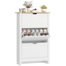 HOMCOM 18-Shoe Storage Cabinet