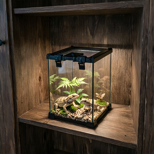 Glass reptile terrarium - glass,