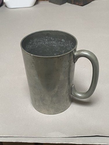 Vintage pewter half - pewter,