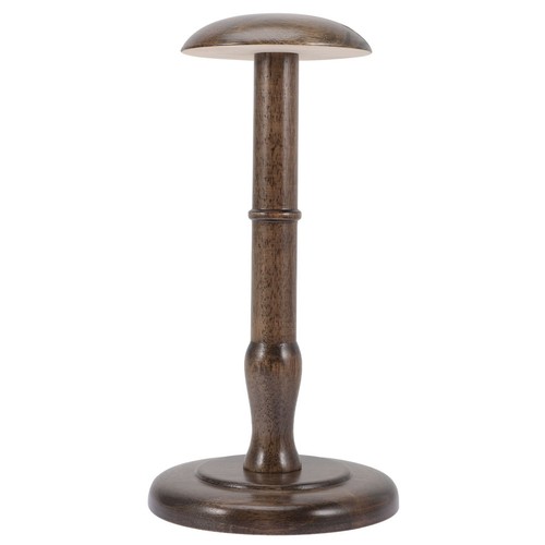 Hat display wooden dome shaped - display,