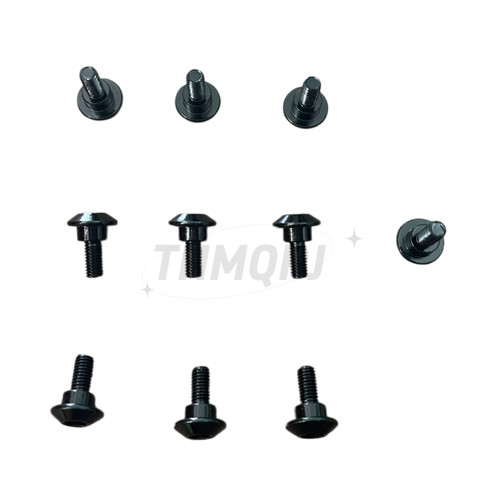 Black fairing bolts - black,