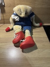 Vintage 1992 Gordon The Gopher Hand Puppet In Dungarees With Squeak 