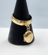 9ct gold ring photo locket