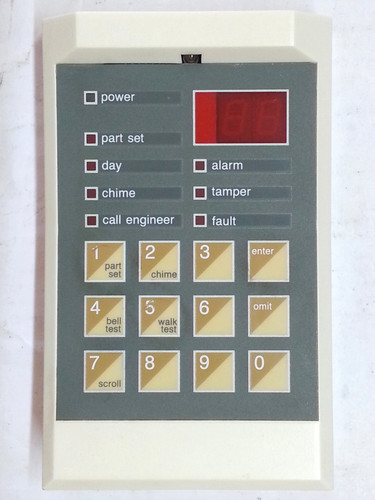 Scantronic 9028 alarm control - scantronic,