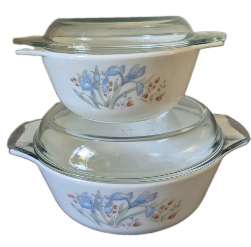 Vintage pyrex england blue - vintage,