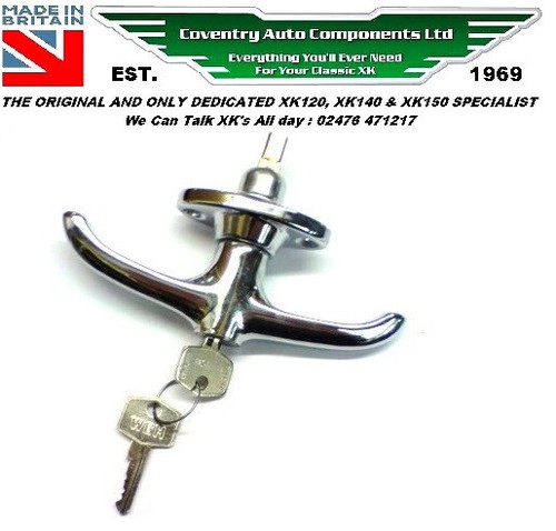 Jaguar xk120 boot - lid, handle