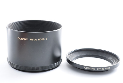 Contax lens metal hood - contax,
