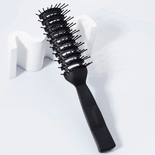 Black detangling vent - black, brush