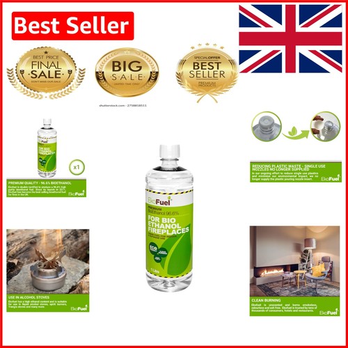Litre bioethanol fuel - 1,