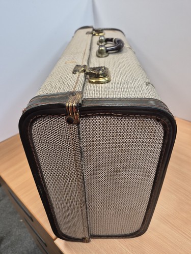 Vintage hard shell suitcase