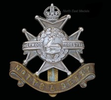 Notts & Derby Sherwood Foresters Cap Badge