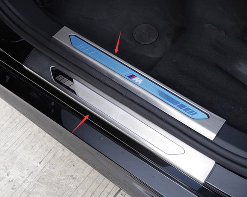 Stainless steel car door sill - stainless,