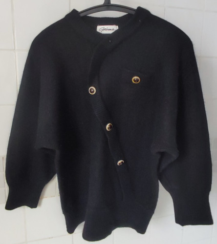 Angora w00l black elegant - angora,