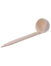 Extra Large Wooden Soup Spoon L55cm(21.6") Ø10.5cm(4") Jumbo Cooking Scoop Ladle