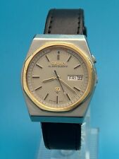 SEIKO 7223-6050 ALARM QUARTZ DAY/DATE WATCH HAQ JAPAN - JULY 1981 - Needs TLC