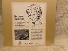 JBFA5 ADVERT 11X8 ETHEL SMITH - WURLITZER ELECTRIC PIANO