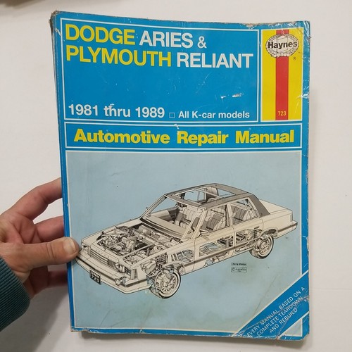 Haynes 723 dodge aries - dodge,