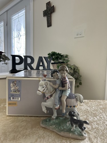 Lladro 6430 pony ride - lladro, rare