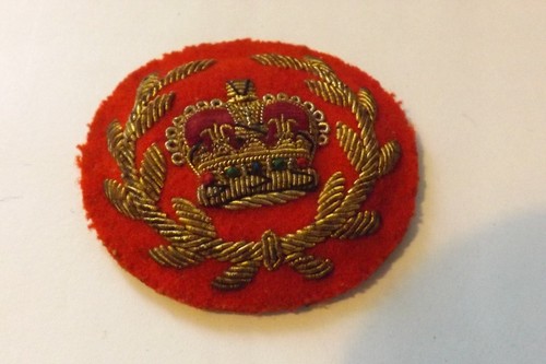 Military wire bullion badge - military,